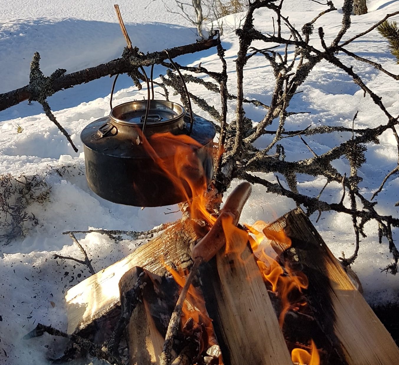 How to have coffee while camping